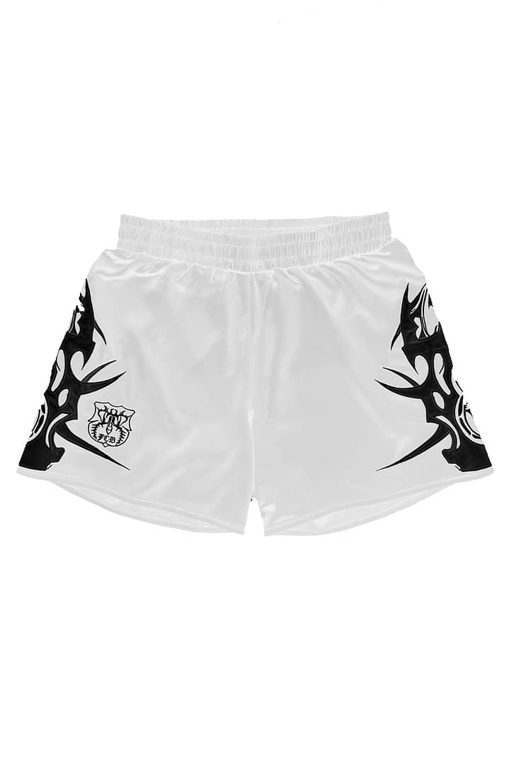FCB Football Shorts White