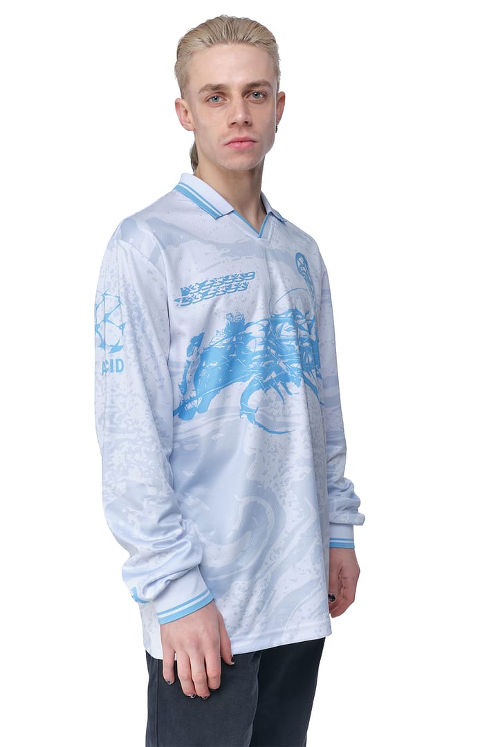 999999999 Soccer Jersey LS White