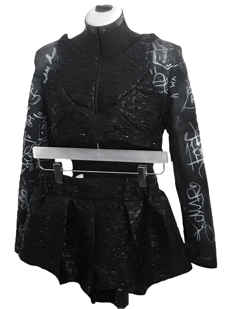 ghetto_couture-david_william-shorts top and shorts ghetto couture